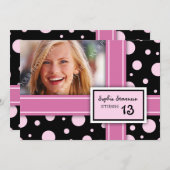 13. Geburtstags-Party Einladung (Vorne/Hinten)