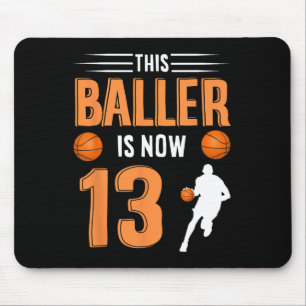 13. Geburtstagsbasketball - Dieser Baller ist jetz Mousepad