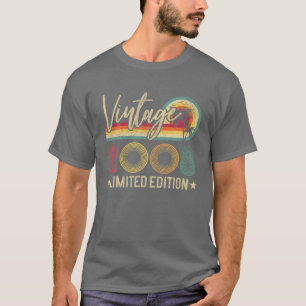 13. Geburtstagsgeschenk 2008 13 Jahre alter Retro  T-Shirt