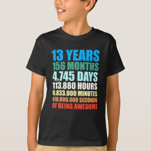 13. Geburtstagsgeschenk Junge 13 Jahre Phantastisc T-Shirt