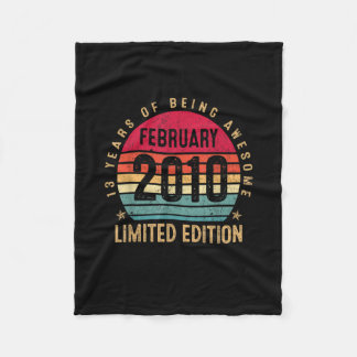 13. Geburtstagsgeschenke im Februar 2010 Limited Fleecedecke