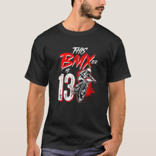 13. Geburtstagsjunge BMX Geburtstagsparty Dekorati T-Shirt