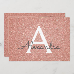 13. Geburtstagsparkle Rose Gold Blush Pink Foto Einladung