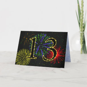 13. Geburtstagsparty Einladung