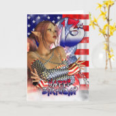 13. GeburtstagsTeenager, zum 13. Geburtstag Karte (Gelbe Blume)