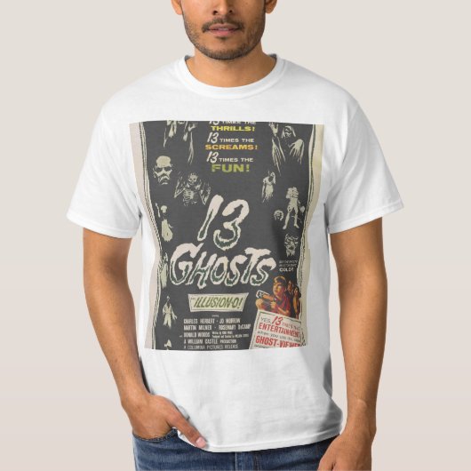 13 Ghosts Vintag Movie Poster T-Shirt (Vorderseite)