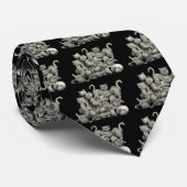 13 glückliche schwarze Katzen-Krawatte Krawatte (Gerollt)