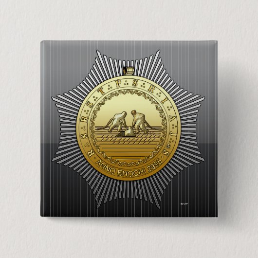 13. Grad: Master of the Neunten Arch Button (Vorderseite)