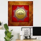 13. Grad: Master of the Neunten Arch Poster (Heimbüro)