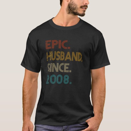 13. Hochzeit Jubiläum Geschenk Ihm - Epic Husband T-Shirt (Vorderseite)