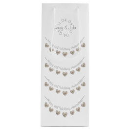 13. Hochzeit Jubiläum Spitzenweinbeutel Geschenktüte Für Weinflaschen