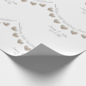 13. Hochzeitstag Geschenkpapier (Ecke)