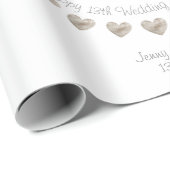 13. Hochzeitstag Geschenkpapier (Rolleneckpunkt)