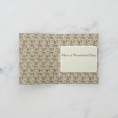 13. Hochzeitstag, Hochzeitsfeier Karte (Innenseite)