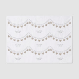 13. Hochzeitstag, Hochzeitstag Seidenpapier