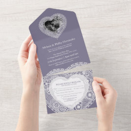 13. Hochzeitstag ohne Umschlag All In One Einladung