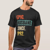 13. Hochzeitstipendium für seinen epischen Ehemann T-Shirt (Vorderseite)