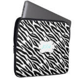 13" Initialenschwarzgrau des Laptopkastens mit Laptopschutzhülle (Vorne Rechts)