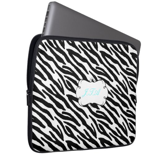 13" Initialenschwarzgrau des Laptopkastens mit Laptopschutzhülle (Vorne Rechts)