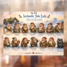 13 Isländische Weihnachtsmänner Weihnachten in Isl