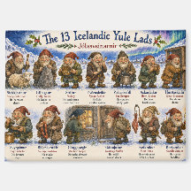 13 Isländische Weihnachtsmänner Weihnachten reykja