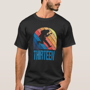13 Jahre alt 13. Geburtstag Junge Gitarre Spieler T-Shirt