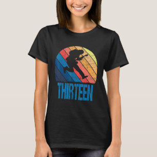13 Jahre alt 13. Geburtstag Junge Gitarre Spieler T-Shirt