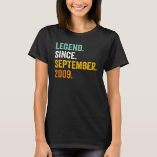13 Jahre alt 13. Geburtstag seit September T-Shirt