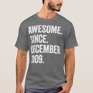 13 Jahre alt Dezember 2009 13. Geburtstag5 T-Shirt