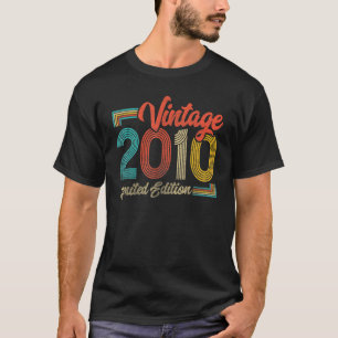 13 Jahre alt Geboren im Jahr 2010 Vintag 13. Gebur T-Shirt