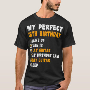 13 Jahre alt Meine perfekte 13. Geburtstagsgitarre T-Shirt