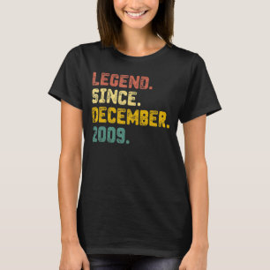 13 Jahre alte Geschenke Legend seit Dezember 2009 T-Shirt