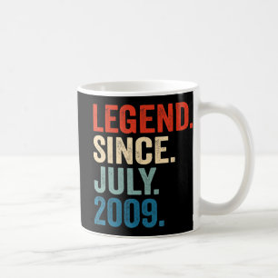 13 Jahre alte Geschenke Legend seit Juli 2009 13. Kaffeetasse