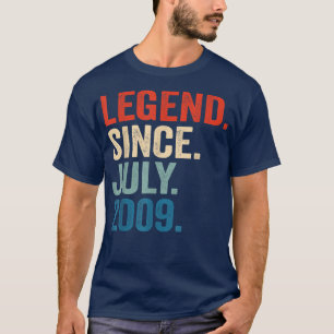 13 Jahre alte Geschenke Legend seit Juli 2009 13.  T-Shirt
