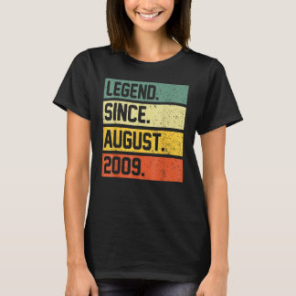 13 Jahre alte Legende seit August 2009 13. Geburts T-Shirt