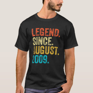13 Jahre alte Legende seit August 2009 13. Geburts T-Shirt