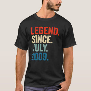 13 Jahre alte Legende seit Juli 2009 13. Geburtsta T-Shirt