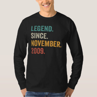 13 Jahre alte Legende seit November 2009 13. Gebur T-Shirt