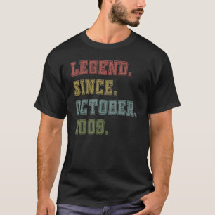 13 Jahre alte Legende Seit Oktober 2009 13. Geburt T-Shirt