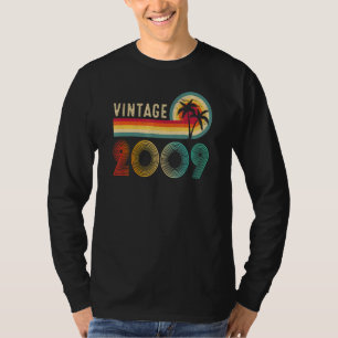 13 Jahre alte Männer Frauen Vintag 2009 Retro 13. T-Shirt