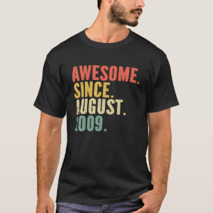13 Jahre alte Vintage Legende seit August 2009 13. T-Shirt