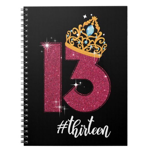 13 Jahre alter Offizieller Teenager 13. Geburtstag Notizblock (Vorderseite)