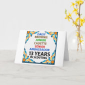 13 Jahre Kumulierungskarte Karte (Gelbe Blume)