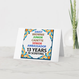 13 Jahre Kumulierungskarte Karte