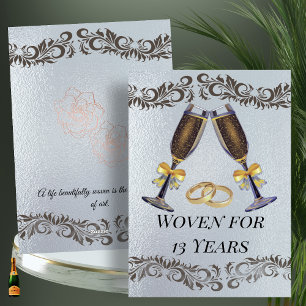 13 Jahre lang, ein Spitzenjahr und Liebe Karte