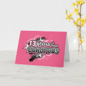 13 Jahre lang wunderschön (13. Geburtstag) Karte (Gelbe Blume)