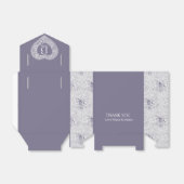 13 Jahre Spitze Hochzeit Herz danke Ihnen Gefallen Geschenkschachtel (Ungefaltet)