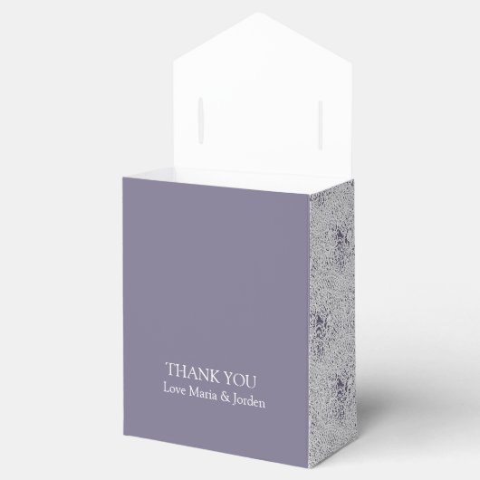 13 Jahre Spitze Hochzeit Herz danke Ihnen Gefallen Geschenkschachtel (Geöffnet)