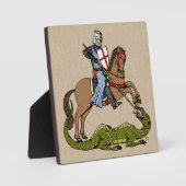 13. Jahrhundert Saint George Fotoplatte (Vorderseite)