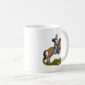 13. Jahrhundert Saint George und der Drache Kaffeetasse (VorderseiteRechts)